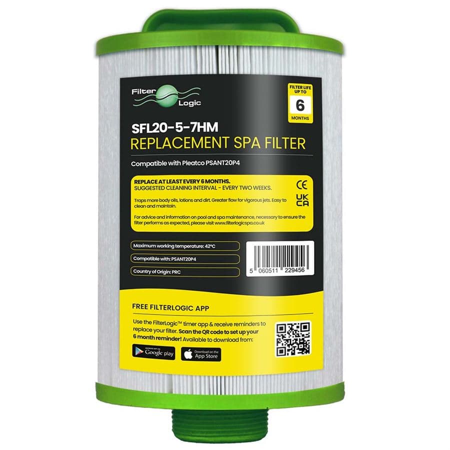 FilterLogic SFL20-5-7-HM filtr do vířivky Pleatco PSANT20P4 (Strong Spa Antigua, Rio Euro Spas, Futura Spa) MPT