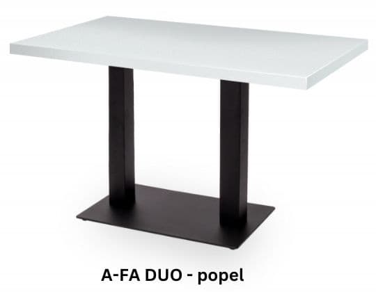 Kavárenský stůl STRAKOŠ A-FA DUO - dýha - náhled 3