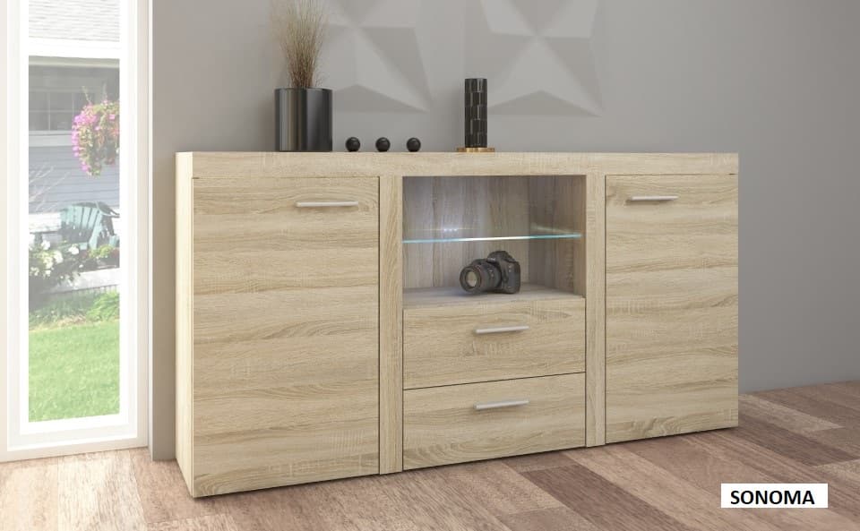 Komoda STRAKOŠ RUM 2f 2s - náhled 2