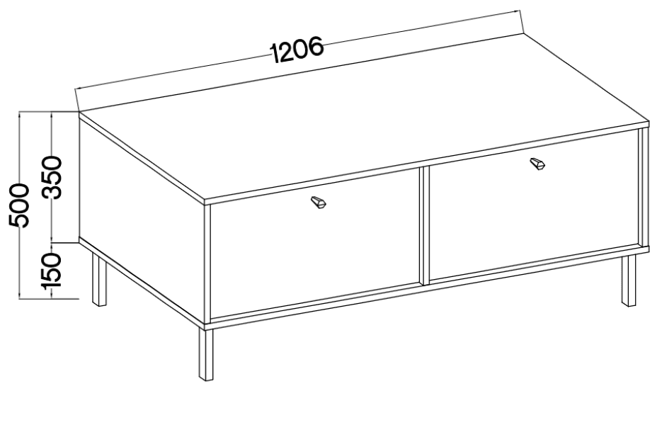 TV stolek STRAKOŠ 302 TOK 2 RTV 2K - náhled 5