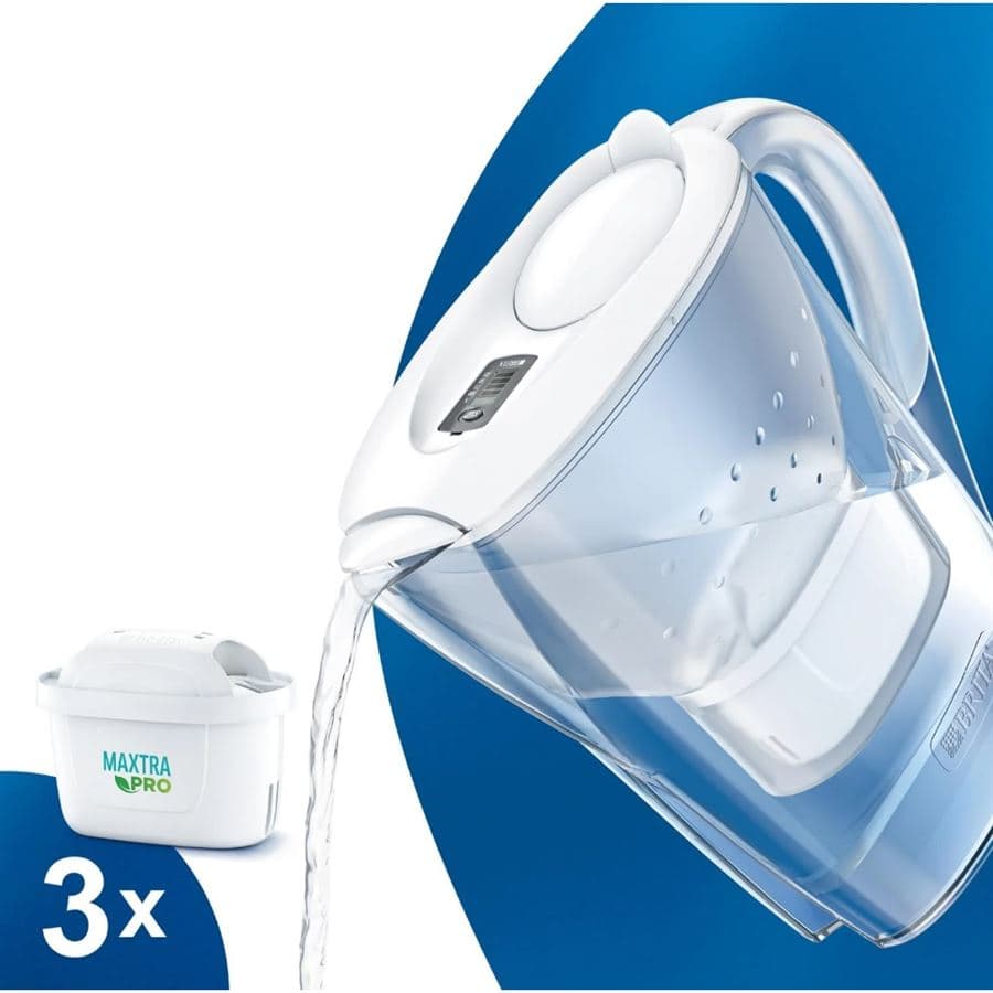 Brita Marella bílá filtrační konvice 2,4 l + 3 ks filtru Maxtra Pro Pure Performance