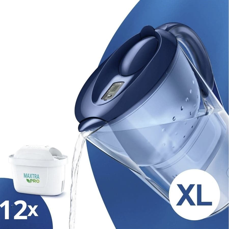 Brita Marella modrá XL filtrační konvice 3,5 l + 12 ks filtru Maxtra Pro Pure Performance