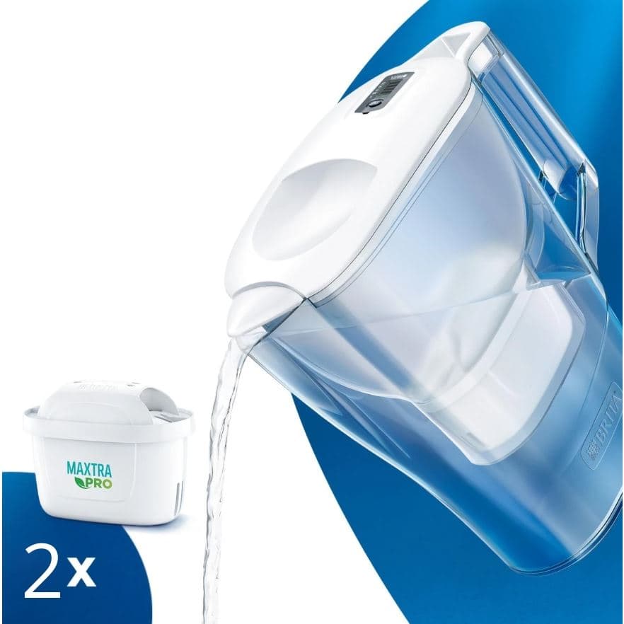 Filtrační konvice Brita Aluna Memo bílá + 2 ks Maxtra Plus