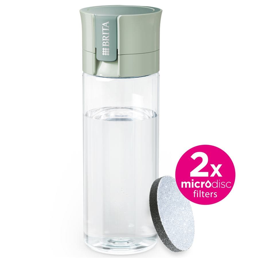 BRITA FillandGo Vital filtrační láhev na vodu 0,6l, zelená + 2x filtr MicroDisc