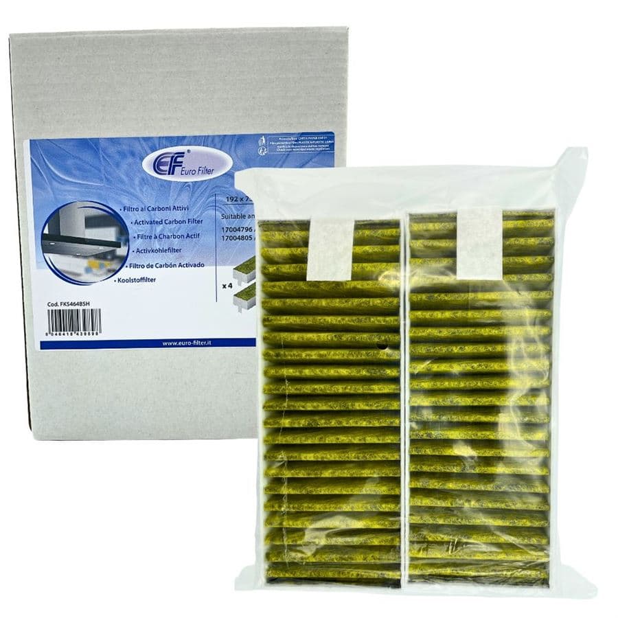 Uhlíkový filtr do digestoře Bosch Siemens 17004796, 17007505, 17004805, HEZ9VRCR0