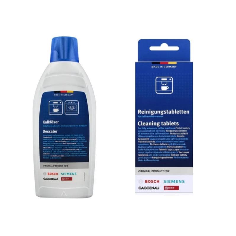 Bosch / Siemens odvápňovač 500 ml + Bosch / Siemens TCZ8001 čisticí tablety 10 ks