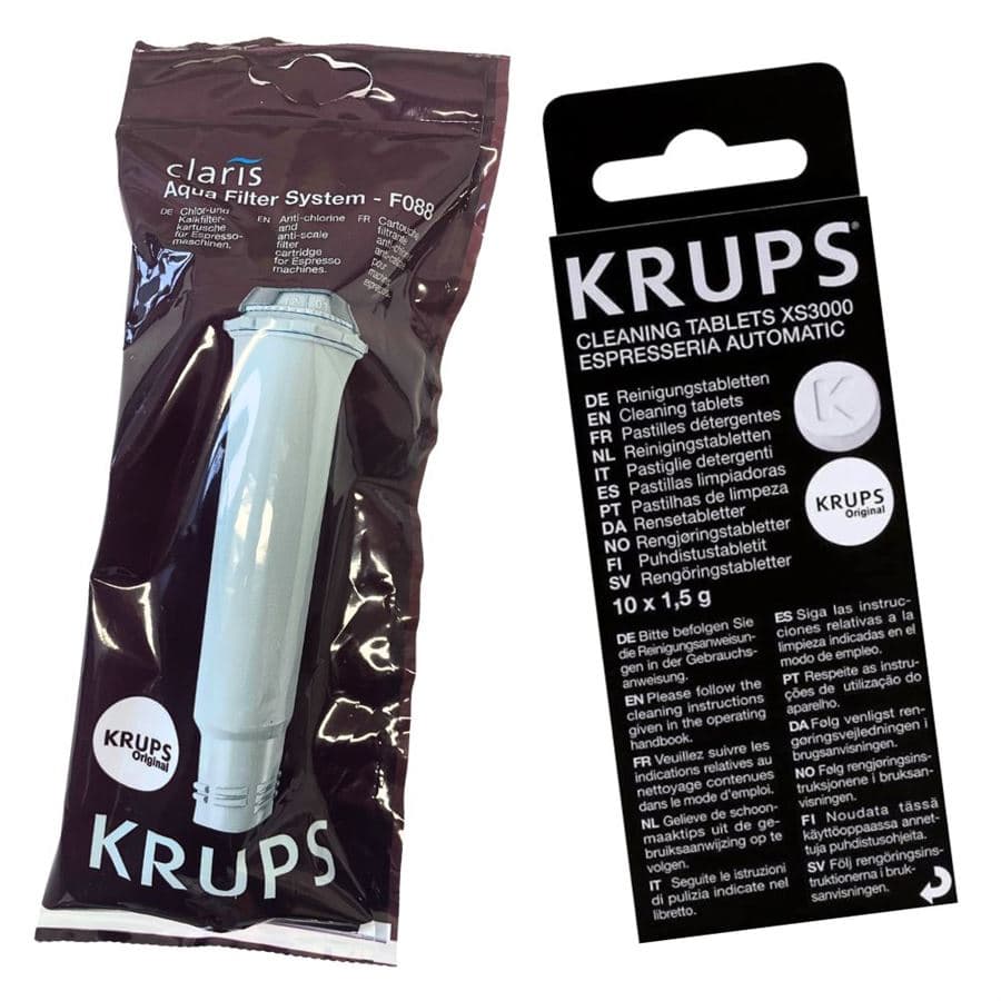 Krups F08801 Aqua Filter Claris + XS300010 čisticí tablety