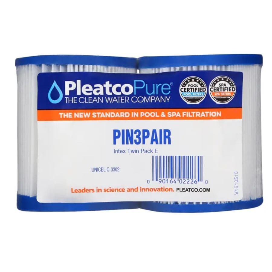 Pleatco PIN3-PAIR filtrační kartuše pro bazény, vířivky a SPA (Intex E, Unicel: C-3302) 2 ks