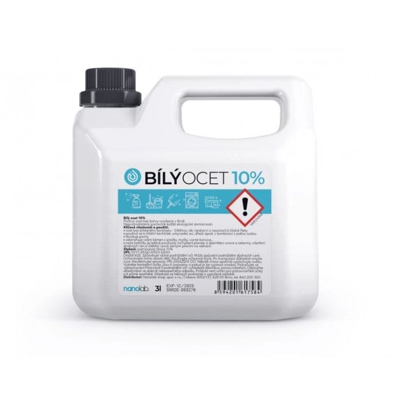 Nanolab Bílý ocet na úklid 3 L