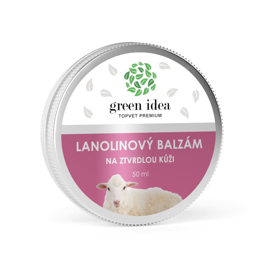 Green idea Lanolinový balzám na nohy a ruce 50 ml - balzám na ztvrdlou kůži