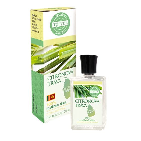 TOPVET Citronová tráva 100% silice 10 ml