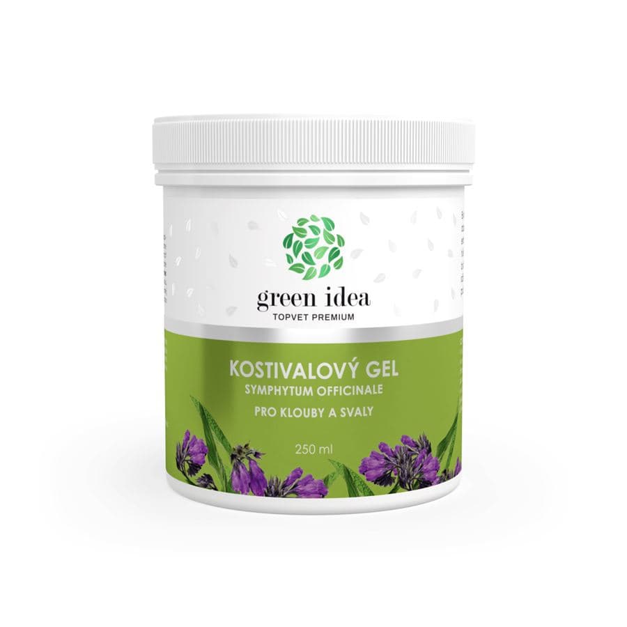 Green idea Kostivalový masážní gel - při bolestech kloubů 250 ml