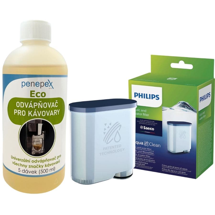 Philips AquaClean CA6903/10 filtr do kávovaru + Penepex Eco univerzální odvápňovač 500 ml
