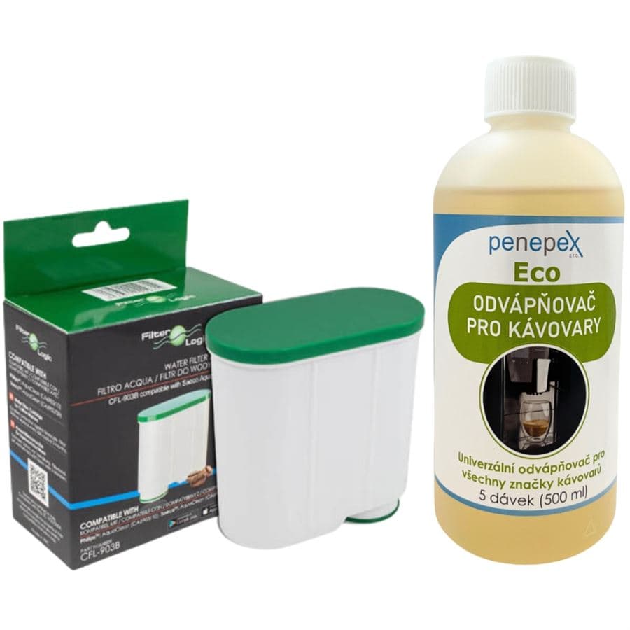 FilterLogic CFL-903B za Saeco/Philips AquaClean CA6903/00-10 + Penepex Eco univerzální odvápňovač 500 ml