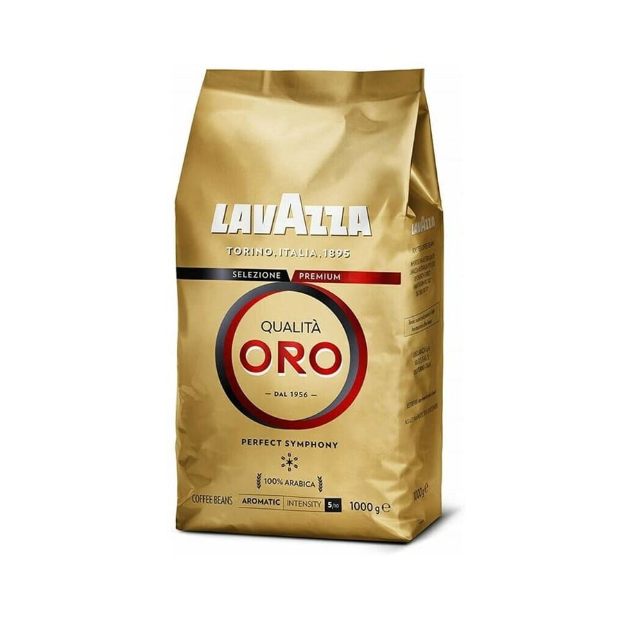 Lavazza Qualita Oro zrnková káva 1 kg (Arabica 100%)