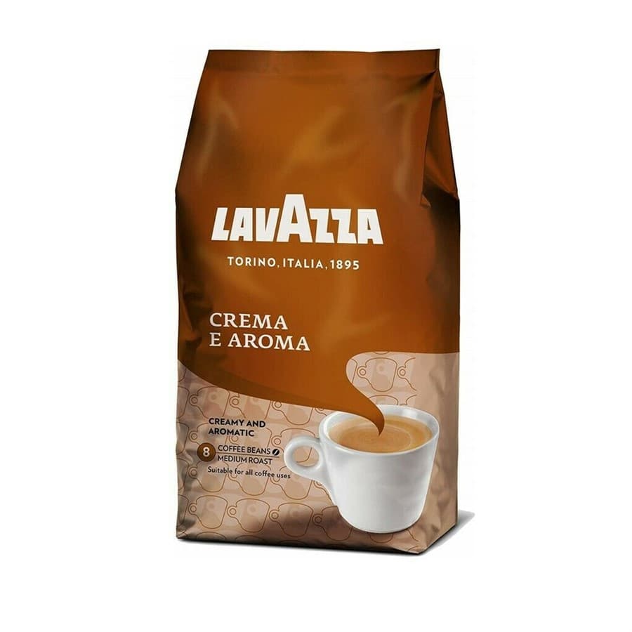 Lavazza Crema e Aroma zrnková káva 1 kg (Arabika 50%, Robusta 50%)