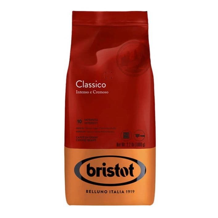 Bristot Classico zrnková káva 1 kg (Arabica 20%, Robusta 80%)