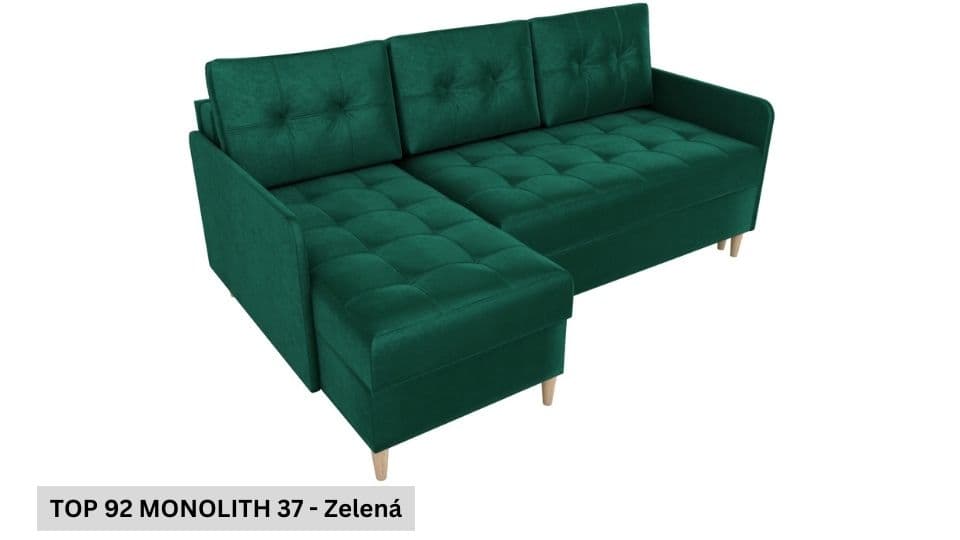 Rozkládací sedací souprava STRAKOŠ TOP 92 s úložným prostorem, rozkládací na spaní - náhled 3