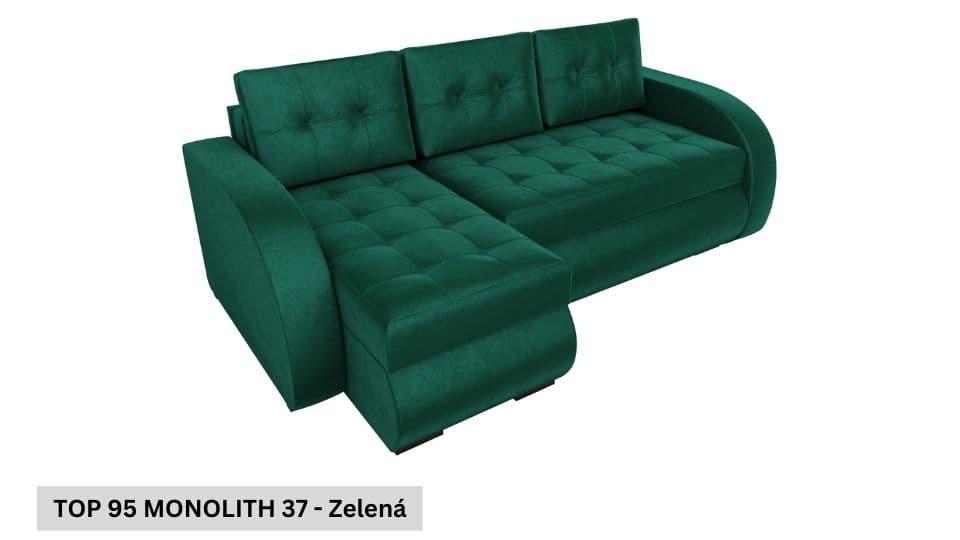 Rozkládací sedací souprava STRAKOŠ TOP 95 s úložným prostorem, rozkládací na spaní