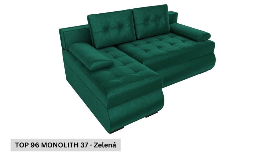 Rozkládací sedací souprava STRAKOŠ TOP 96 s úložným prostorem, rozkládací na spaní - náhled 3