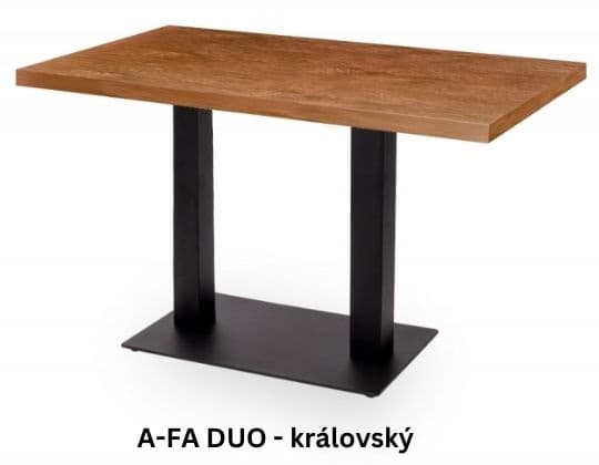 Kavárenský stůl STRAKOŠ A-FA DUO - dýha - náhled 5
