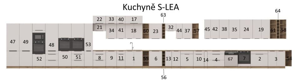 Kuchyňská skříňka STRAKOŠ S-LEA S-1 - náhled 5