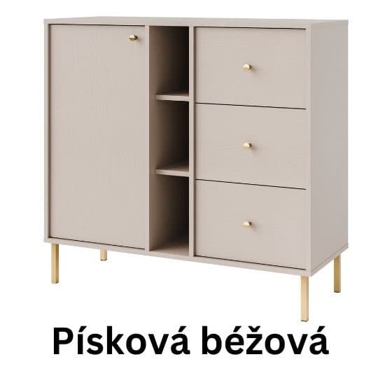 Komoda STRAKOŠ 824 TOK 2 1F 3S - náhled 3